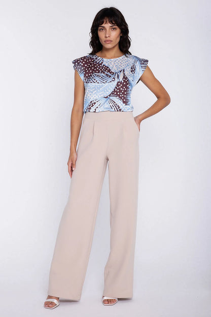 blue women trousers view 11