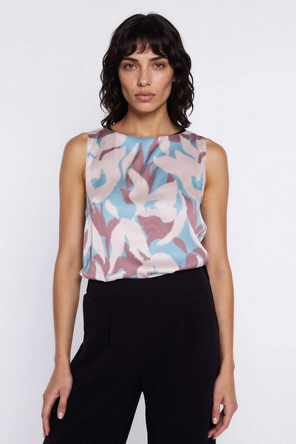 multicolor blouse alternate angle