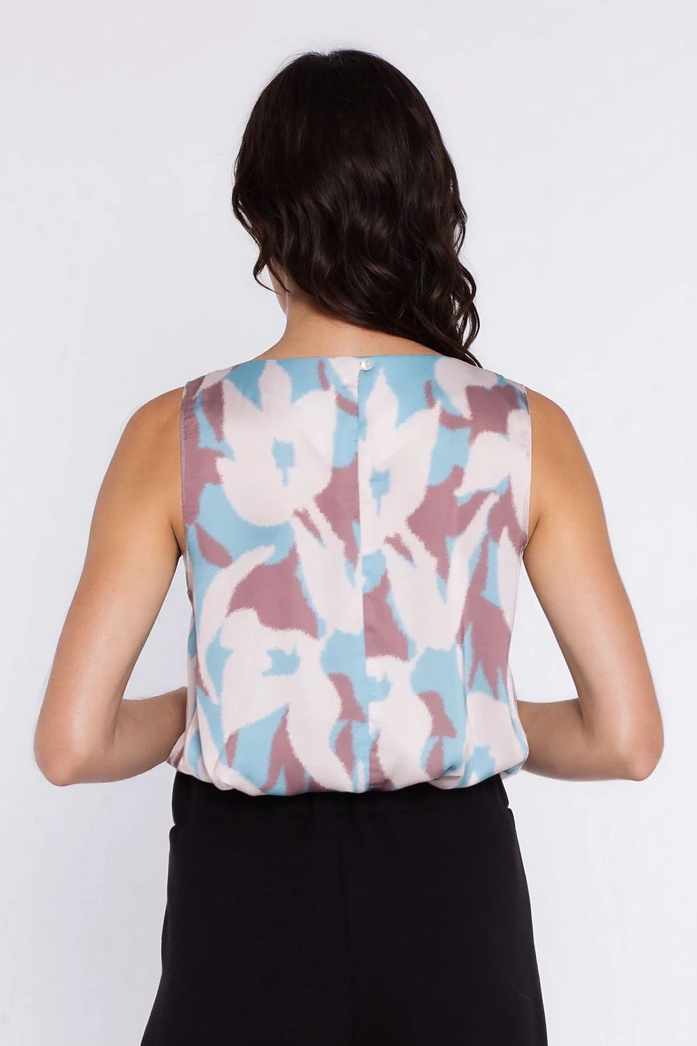 multicolor blouse detail view