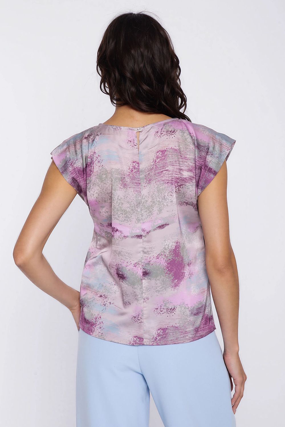 multicolor blouse detail view