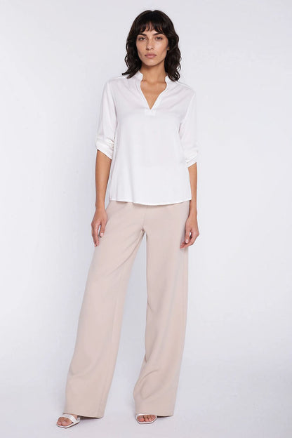 beige blouse alternate angle