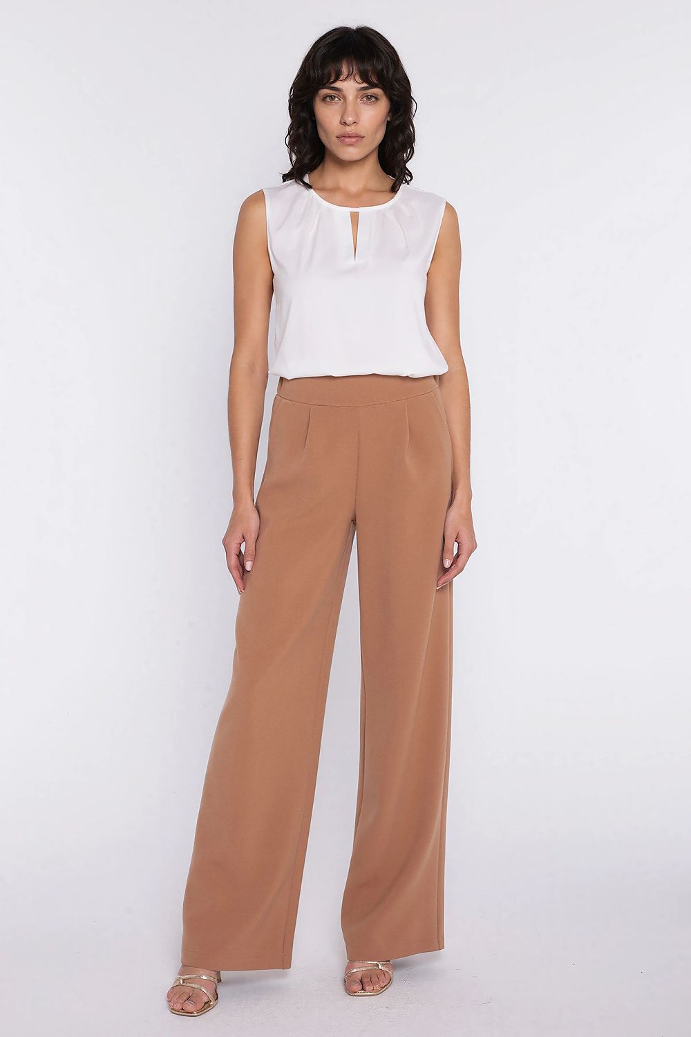 beige blouse alternate angle