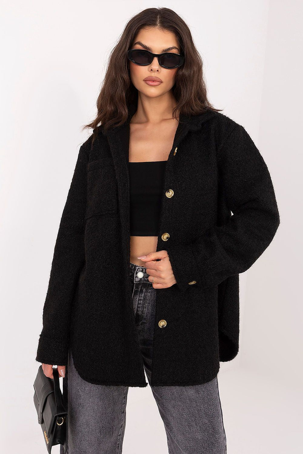 black jacket front view