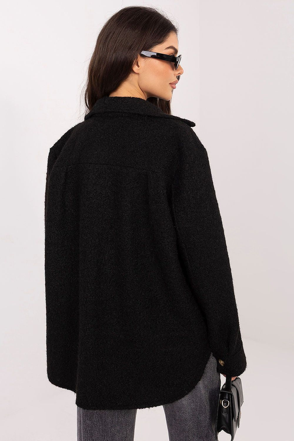 black jacket detail view