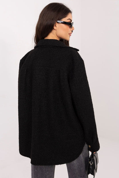 black jacket detail view