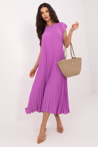 violet day dress front view