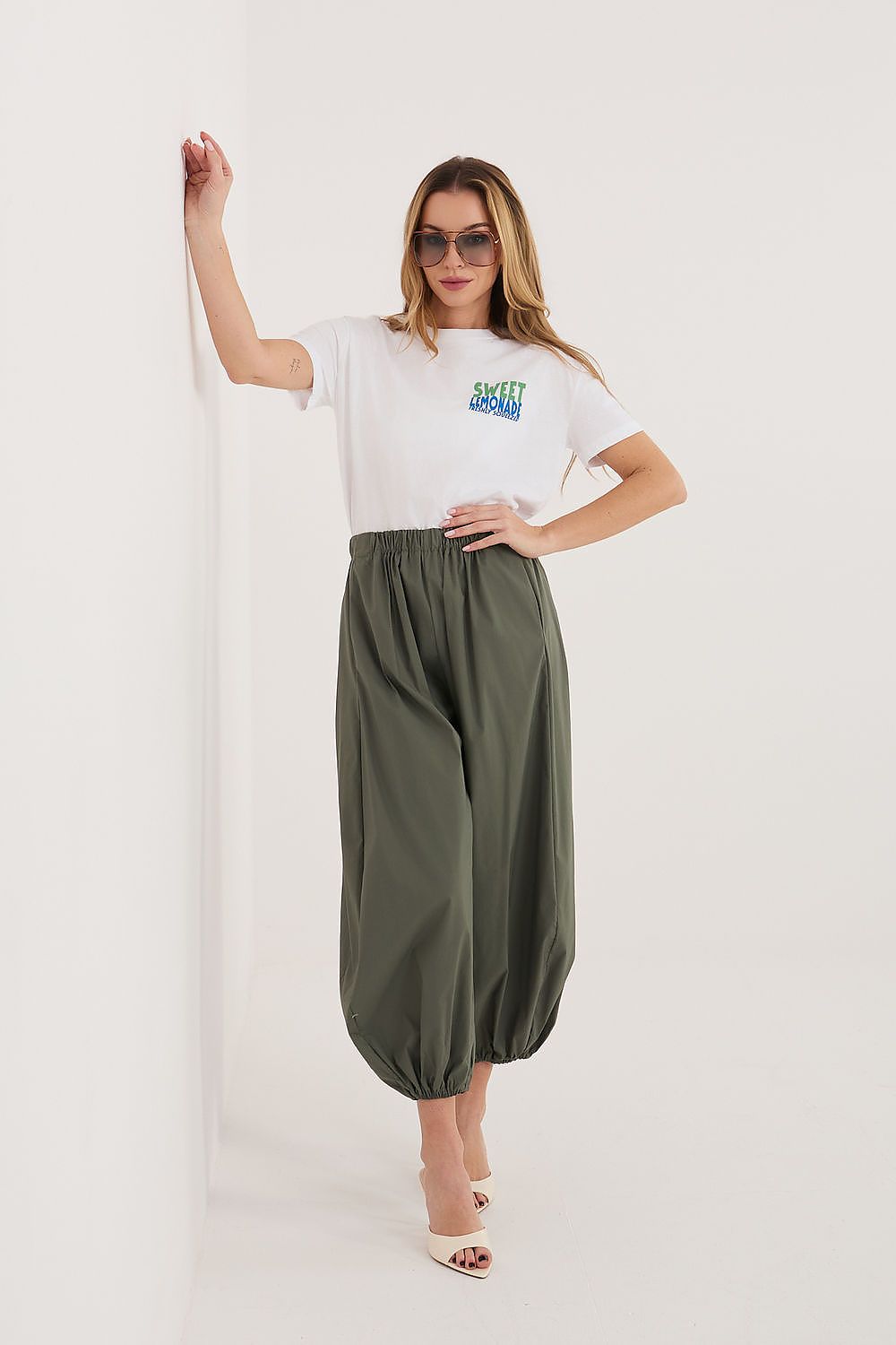 green women trousers alternate angle