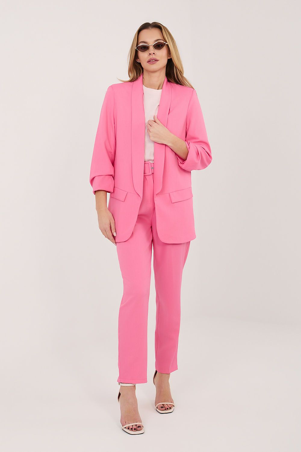 pink matching set front view