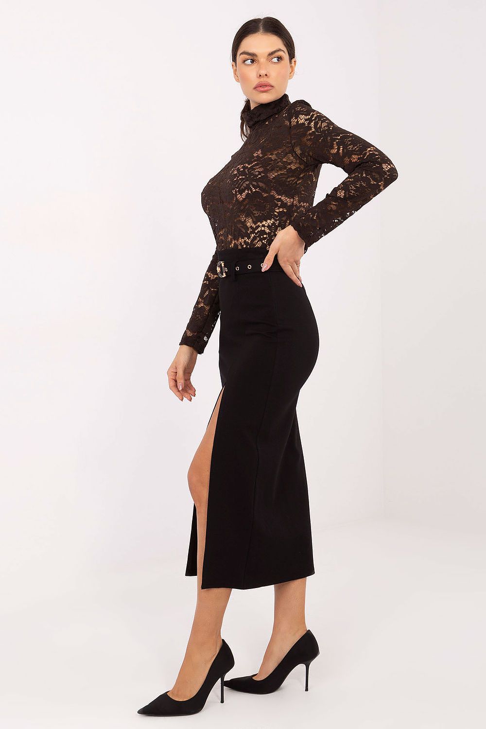 black skirt alternate angle