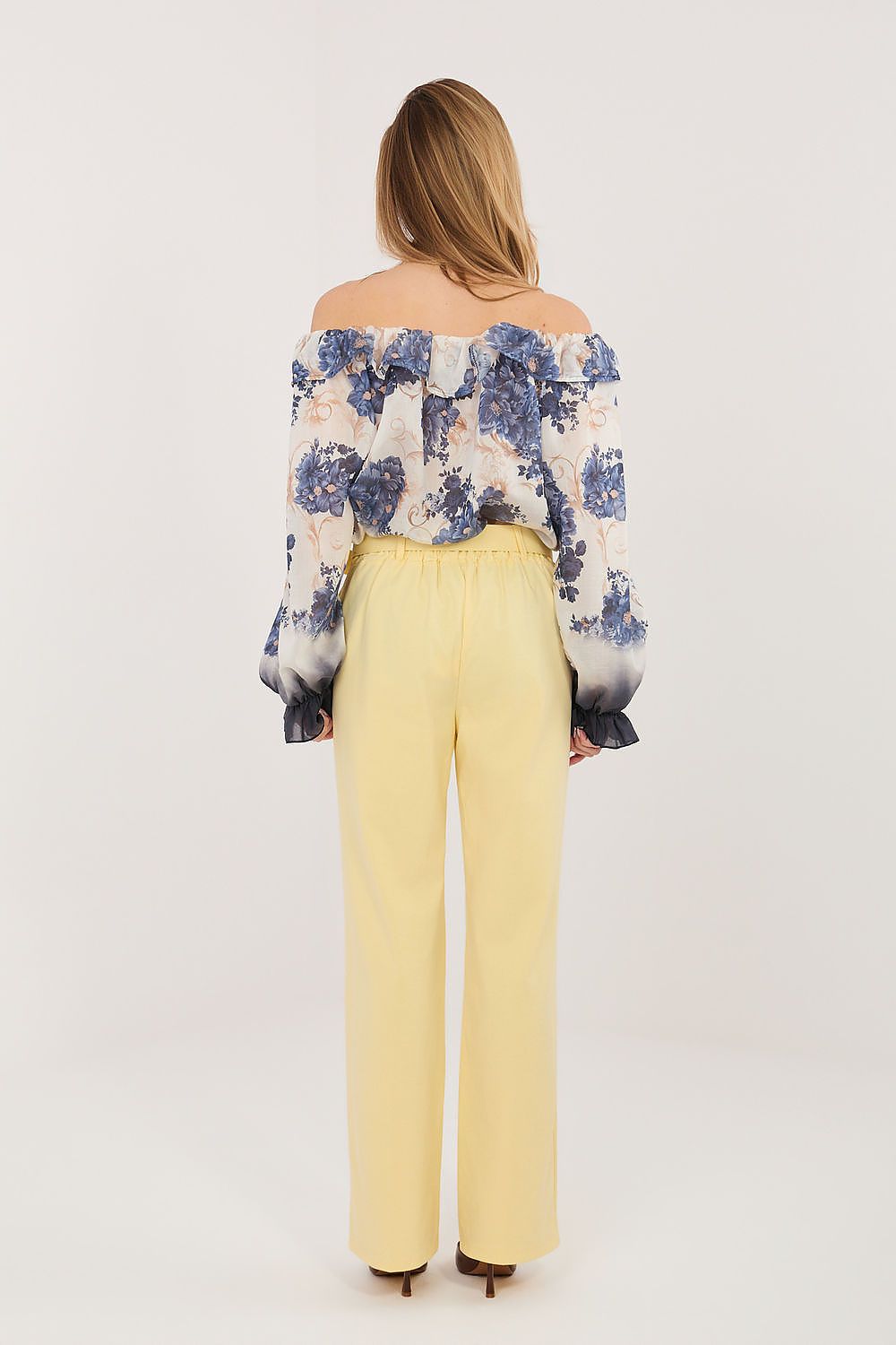 blue women trousers view 11