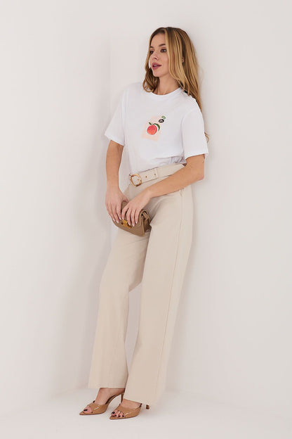 blue women trousers view 14