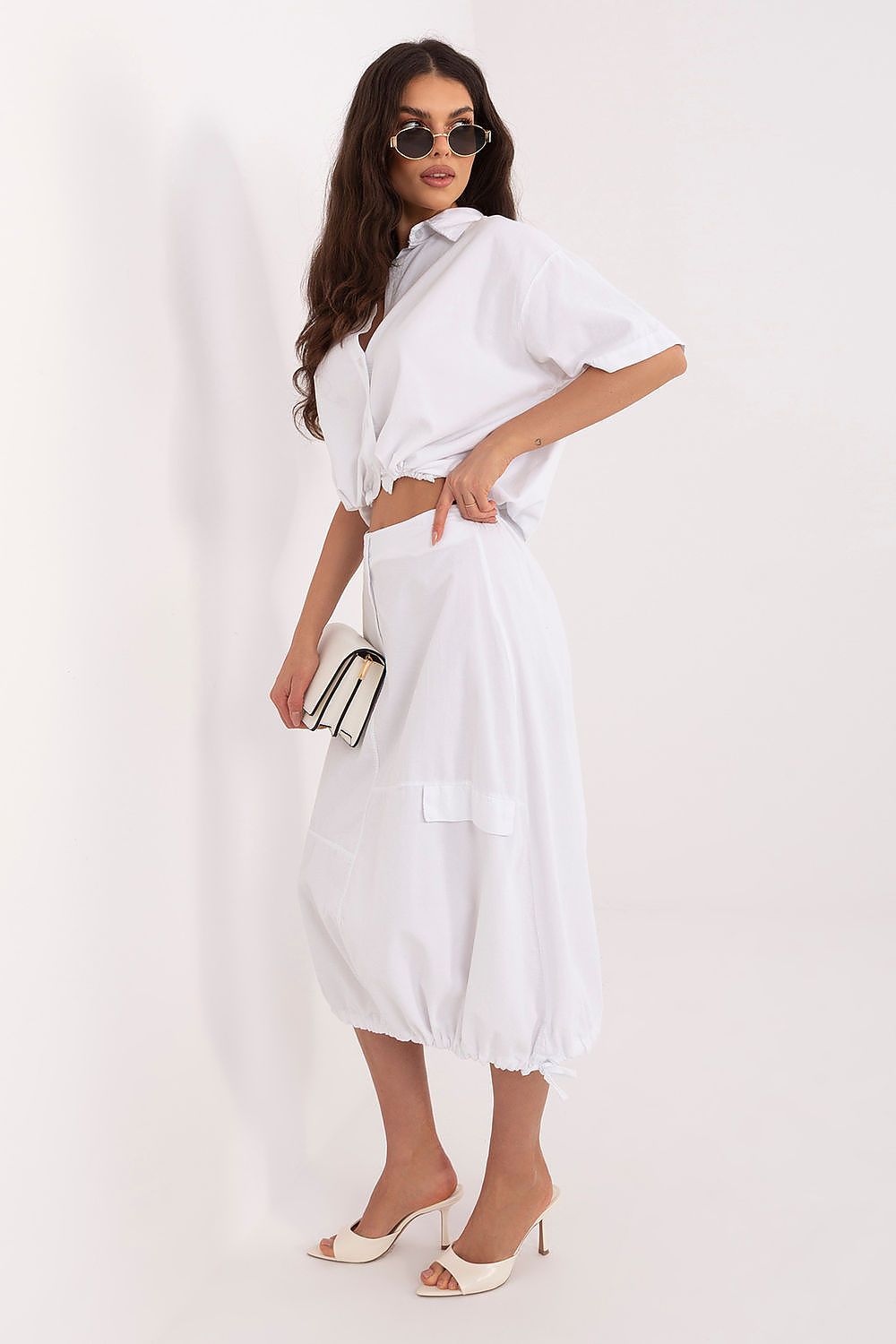 white skirt alternate angle