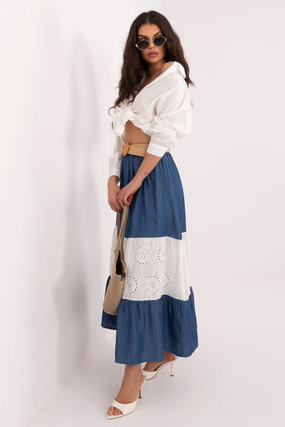 blue skirt alternate angle