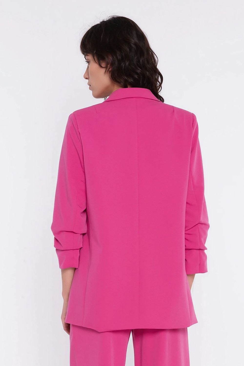 pink mini jacket detail view