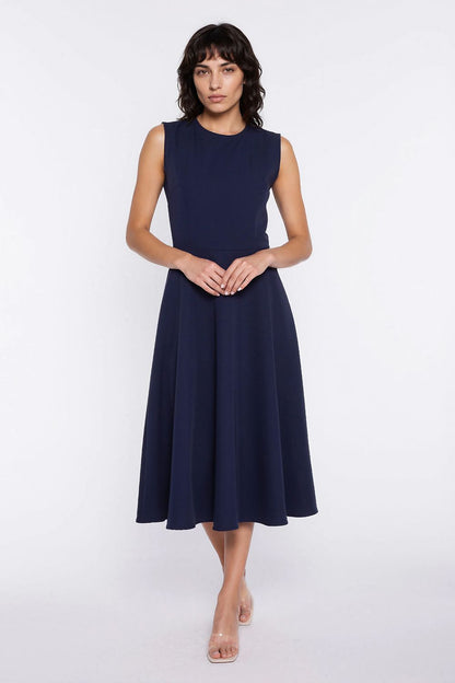 pink sleeveless mini day dress view 6