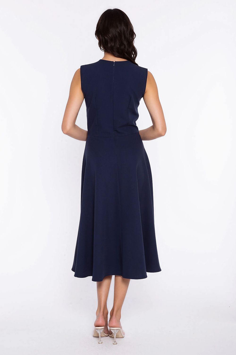 pink sleeveless mini day dress view 7