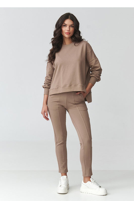 brown matching set front view