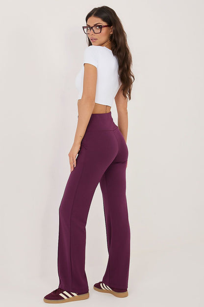 violet mini tracksuit trousers detail view