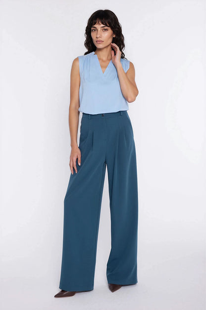 pink belted women trousers view 9