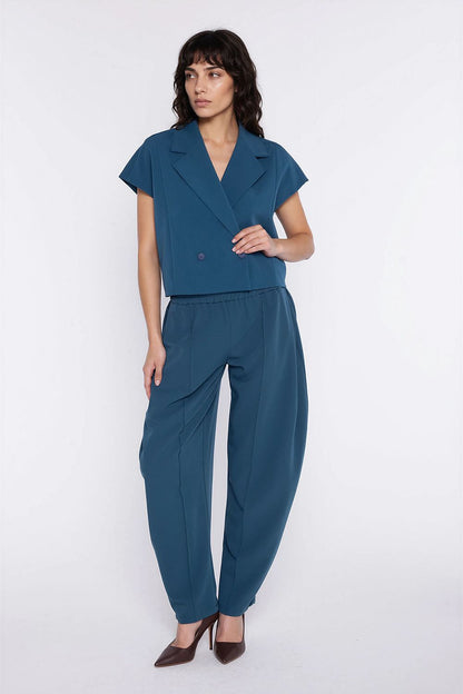 navy blue women trousers view 8