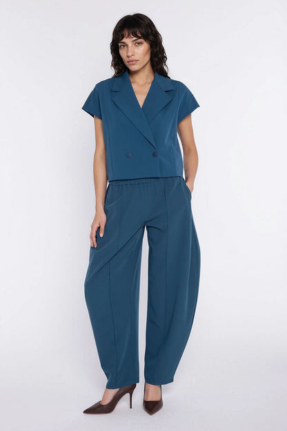 navy blue women trousers view 9