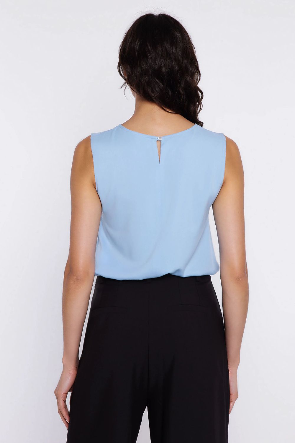 yellow sleeveless mini blouse view 7