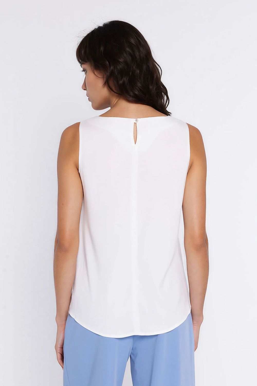 yellow sleeveless mini blouse view 7