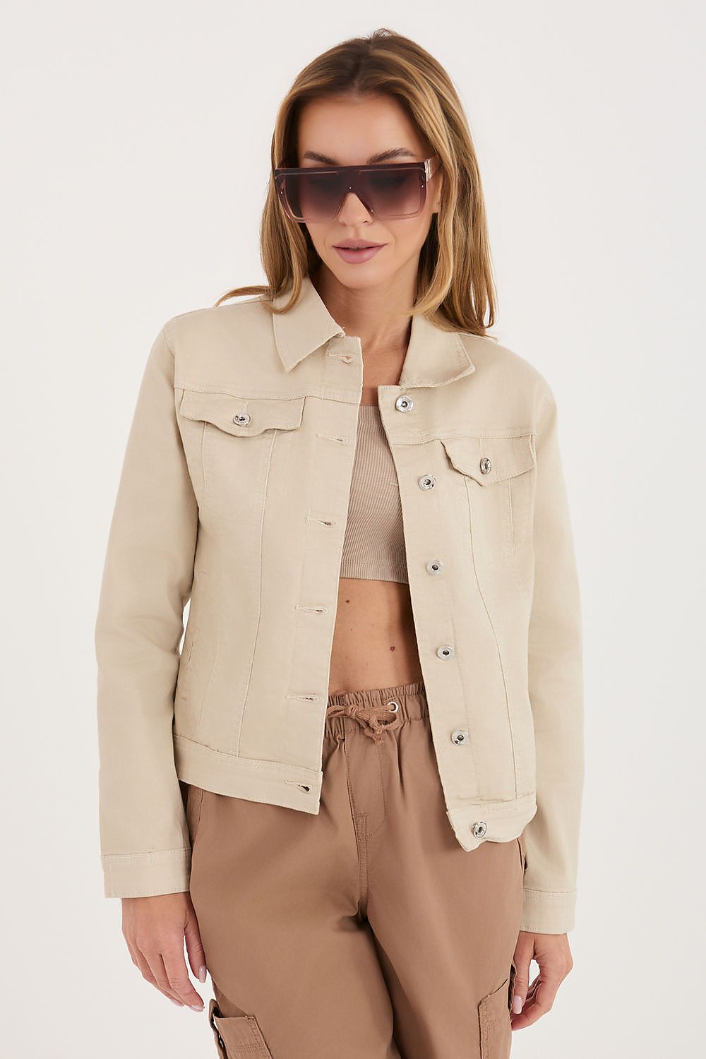 white denim jacket view 8