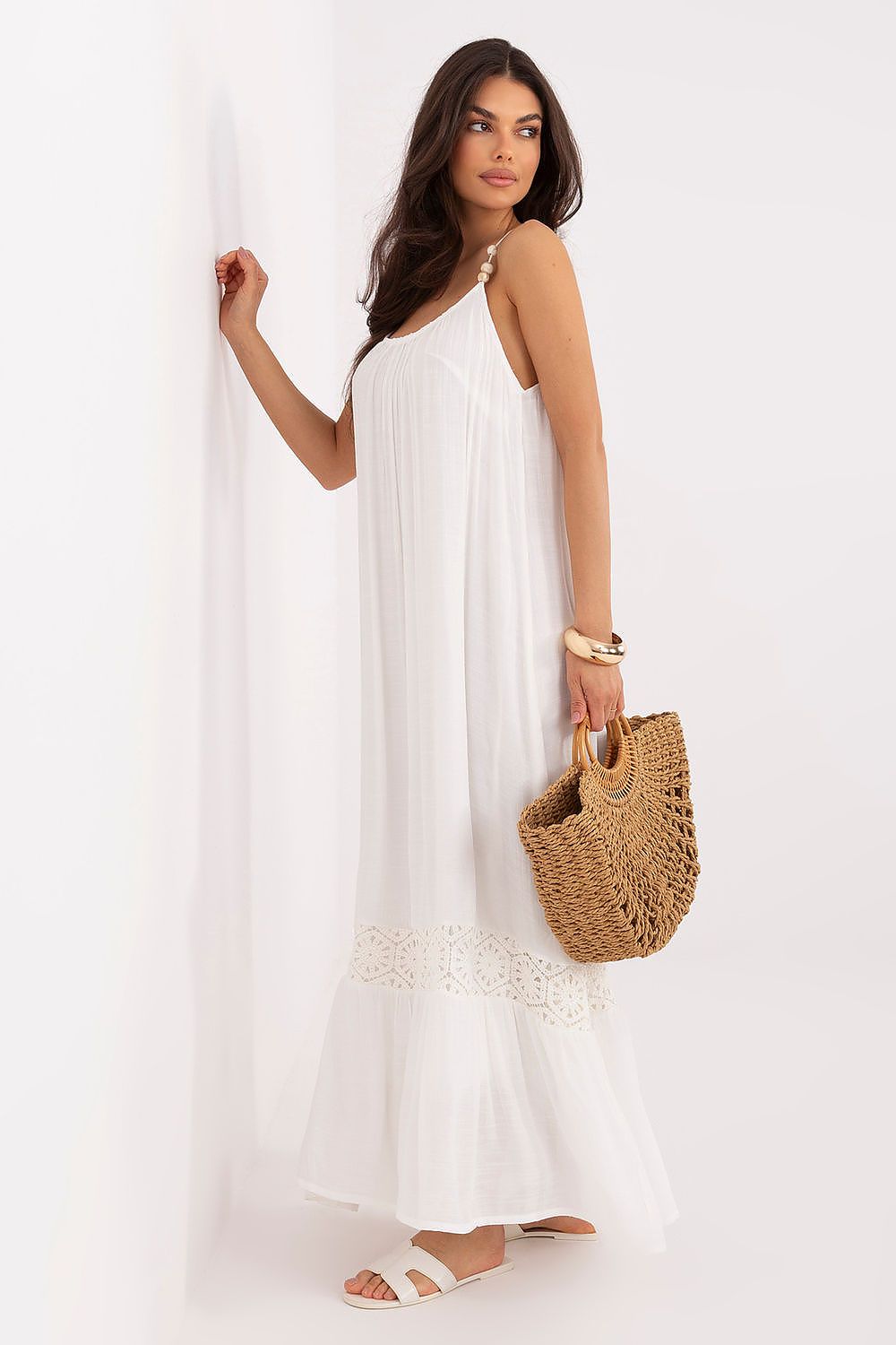 beige mini maxi day dress view 8