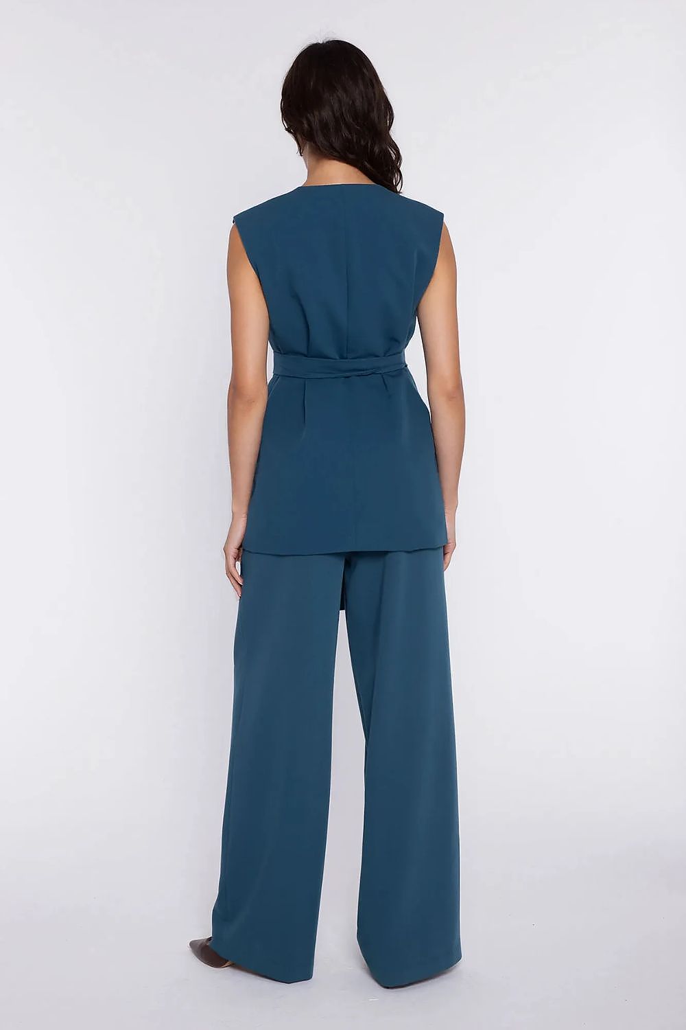 pink belted women trousers view 11