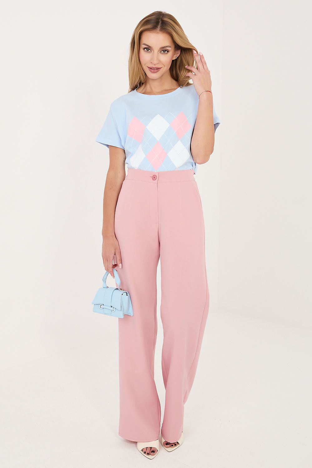 white short sleeve mini blouse view 10