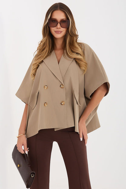beige mini coat view 14