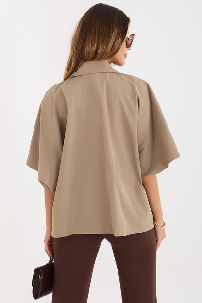 beige mini coat view 17