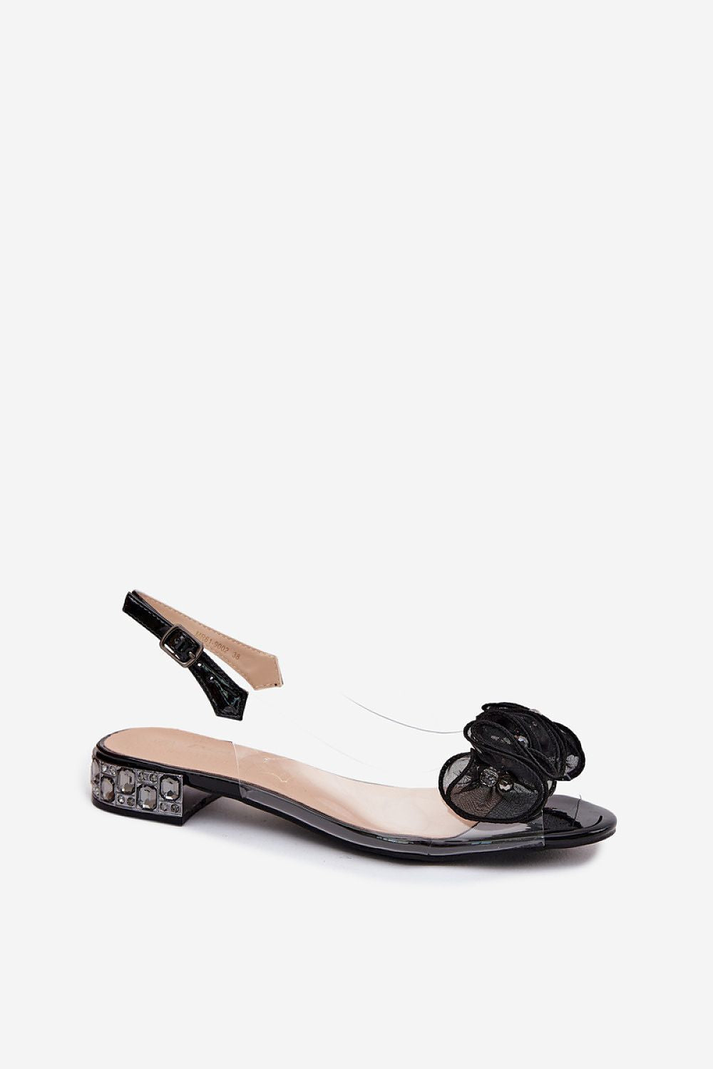 Women's Yellow, Black, and Grey 2.5 Cm Heel Sandals view 5
