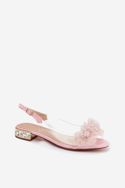 Women's Black, Pink, and Yellow 3 Cm Heel Sandals view 5