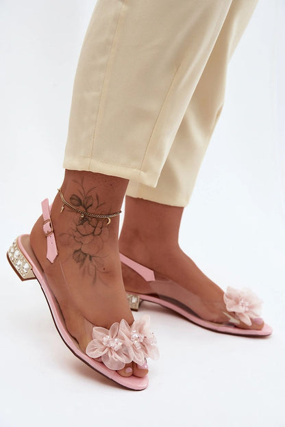 Women's Black, Pink, and Yellow 3 Cm Heel Sandals view 7