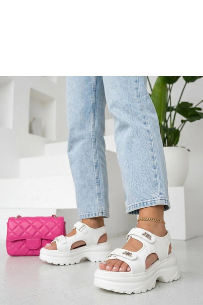 Women's Beige and Black Faux Leather Platform Sandals view 11
