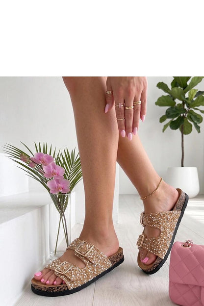 Women's White Platform Sandals side view