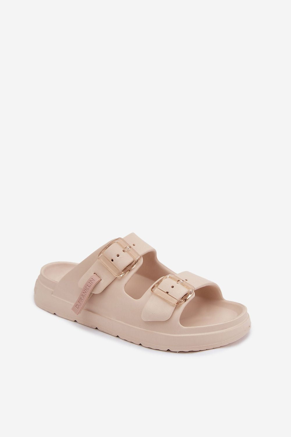 Women's Pink and Yellow Strap Detail Easy-fit Elastic Detail Platform Sandals view 18