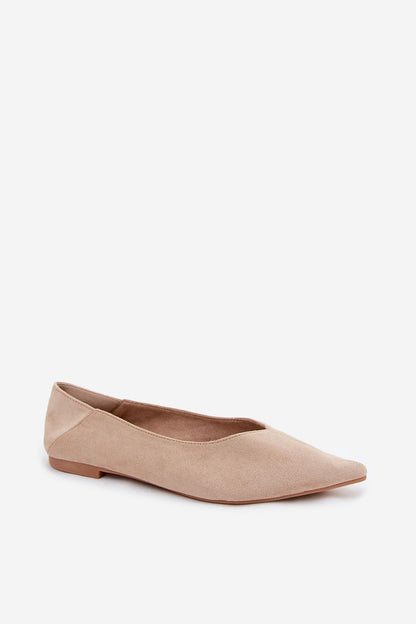 Women's Green, Yellow, and Brown Suede 0.5 Cm Heel Ballet Flats view 14