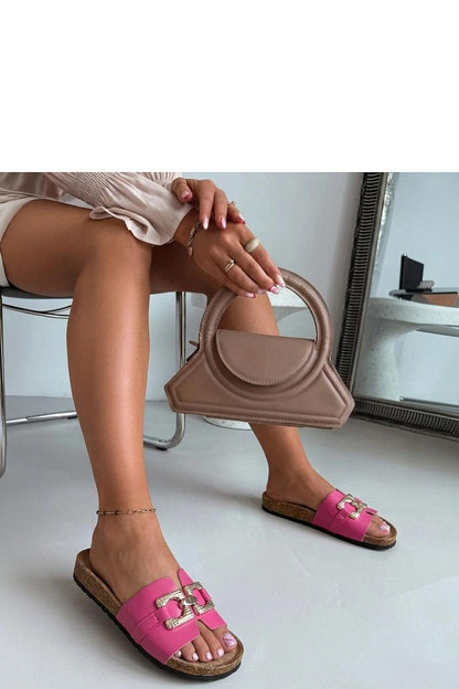 Women's Beige, Violet, and Pink Faux Leather Platform Sandals view 7