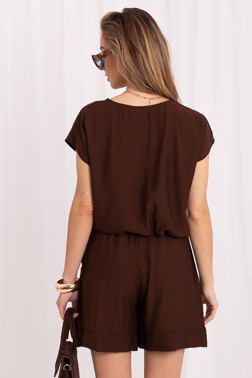 Women's Brown, Beige, and Black Underwear Set detail view