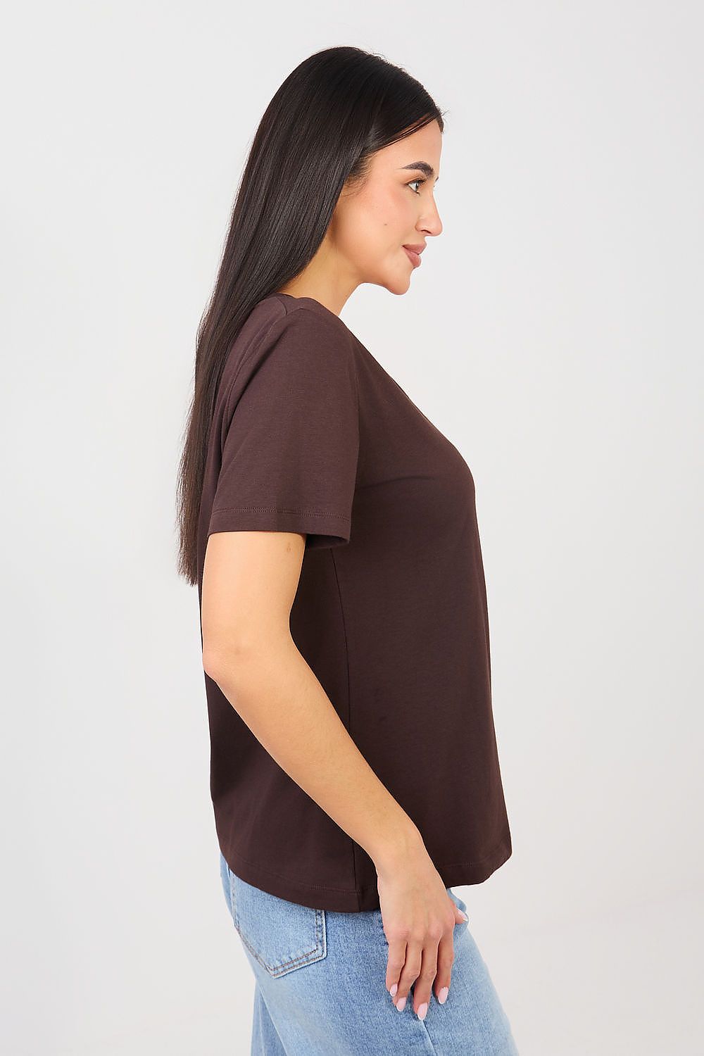 Women's Pink and Green T-shirt view 22