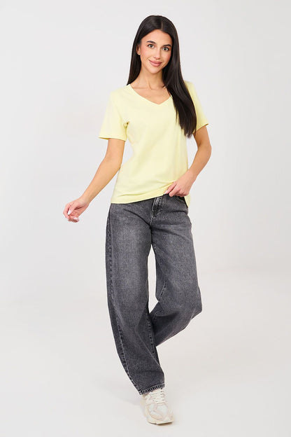 Women's Pink and Green T-shirt view 28