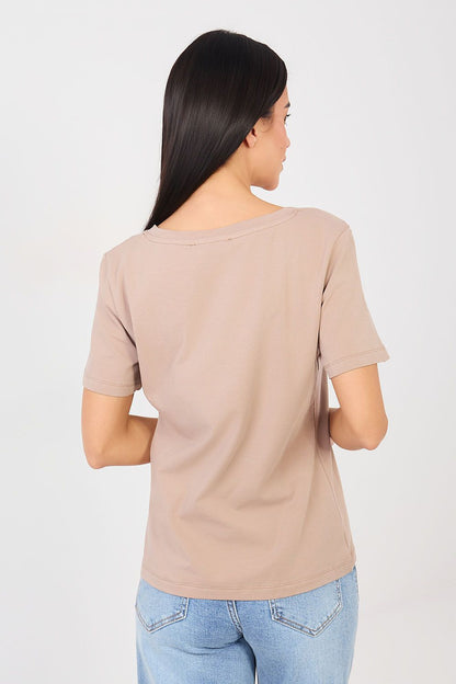 Women's Pink and Green T-shirt view 32