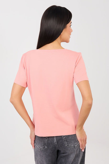 Women's Pink and Green T-shirt view 34