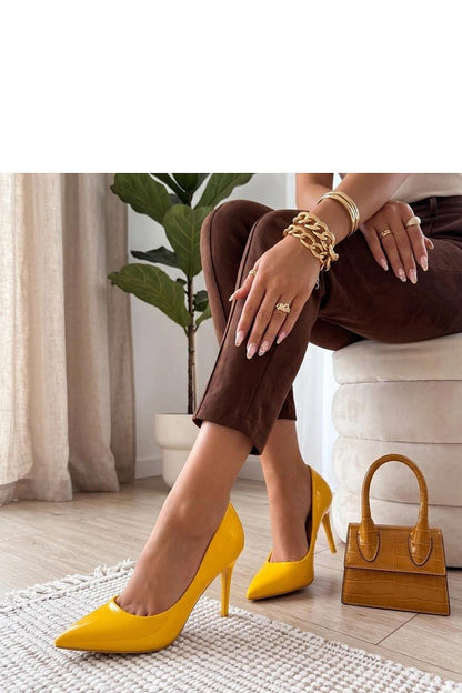 Women's Pink, Yellow, and Violet High Heels detail view