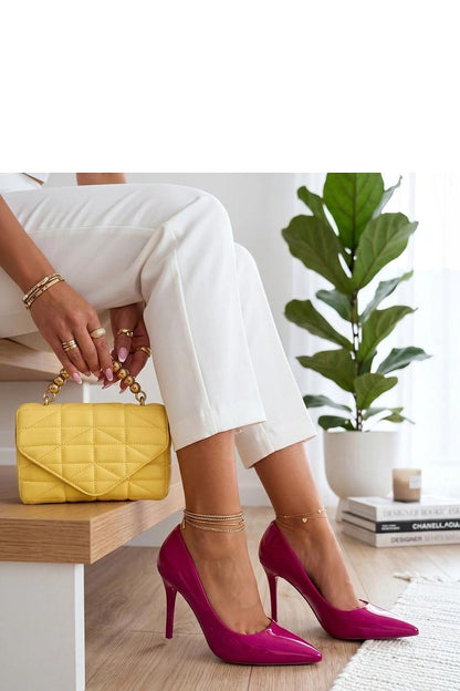 Women's Pink, Yellow, and Violet High Heels view 5
