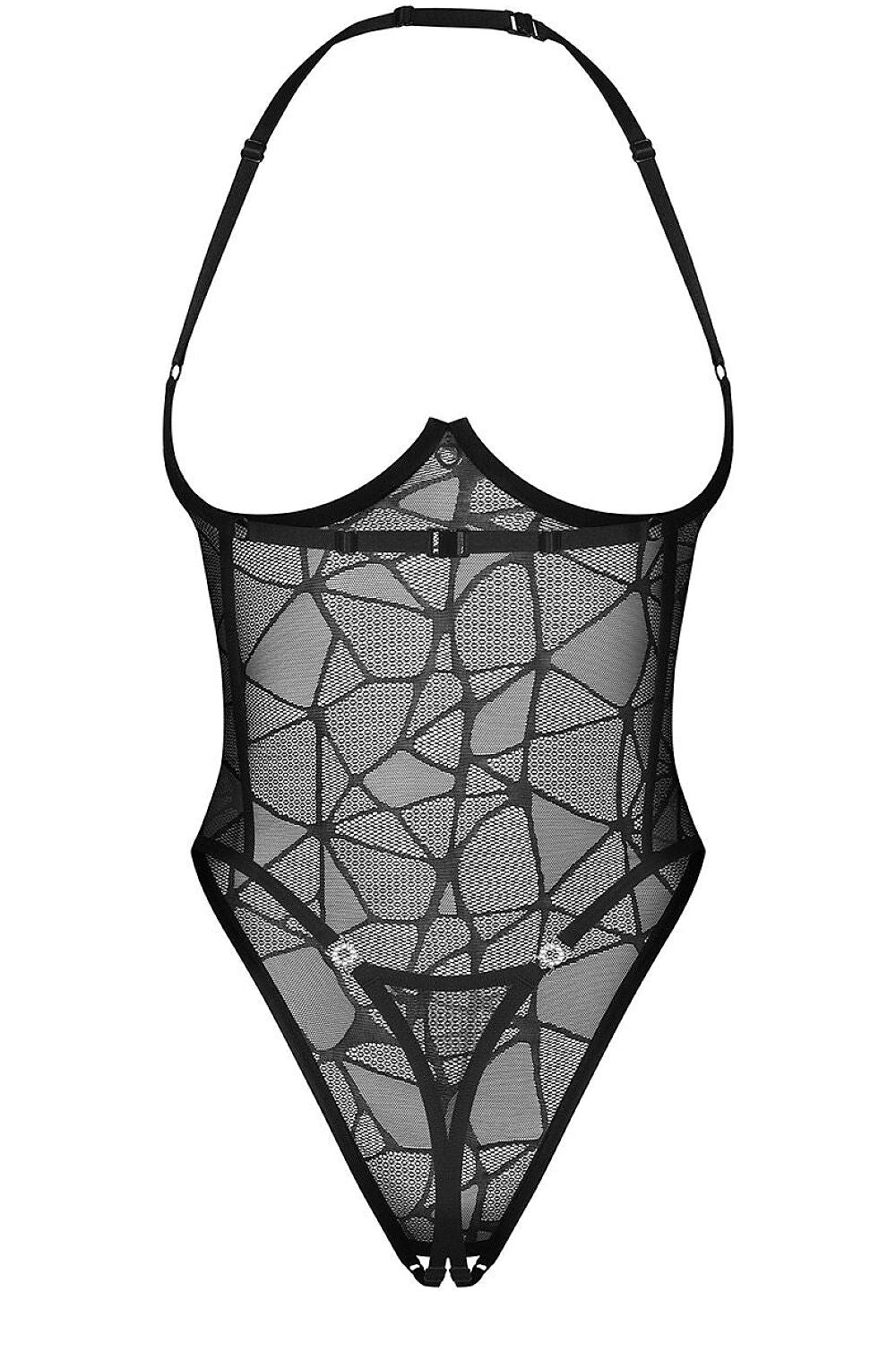 Women's Black Shapewear Body view 5