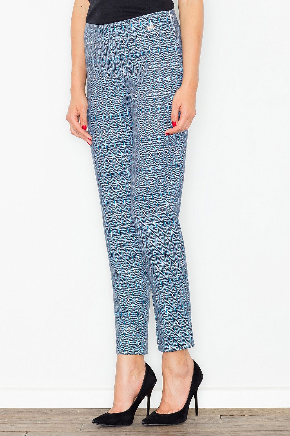multicolor women trousers front view